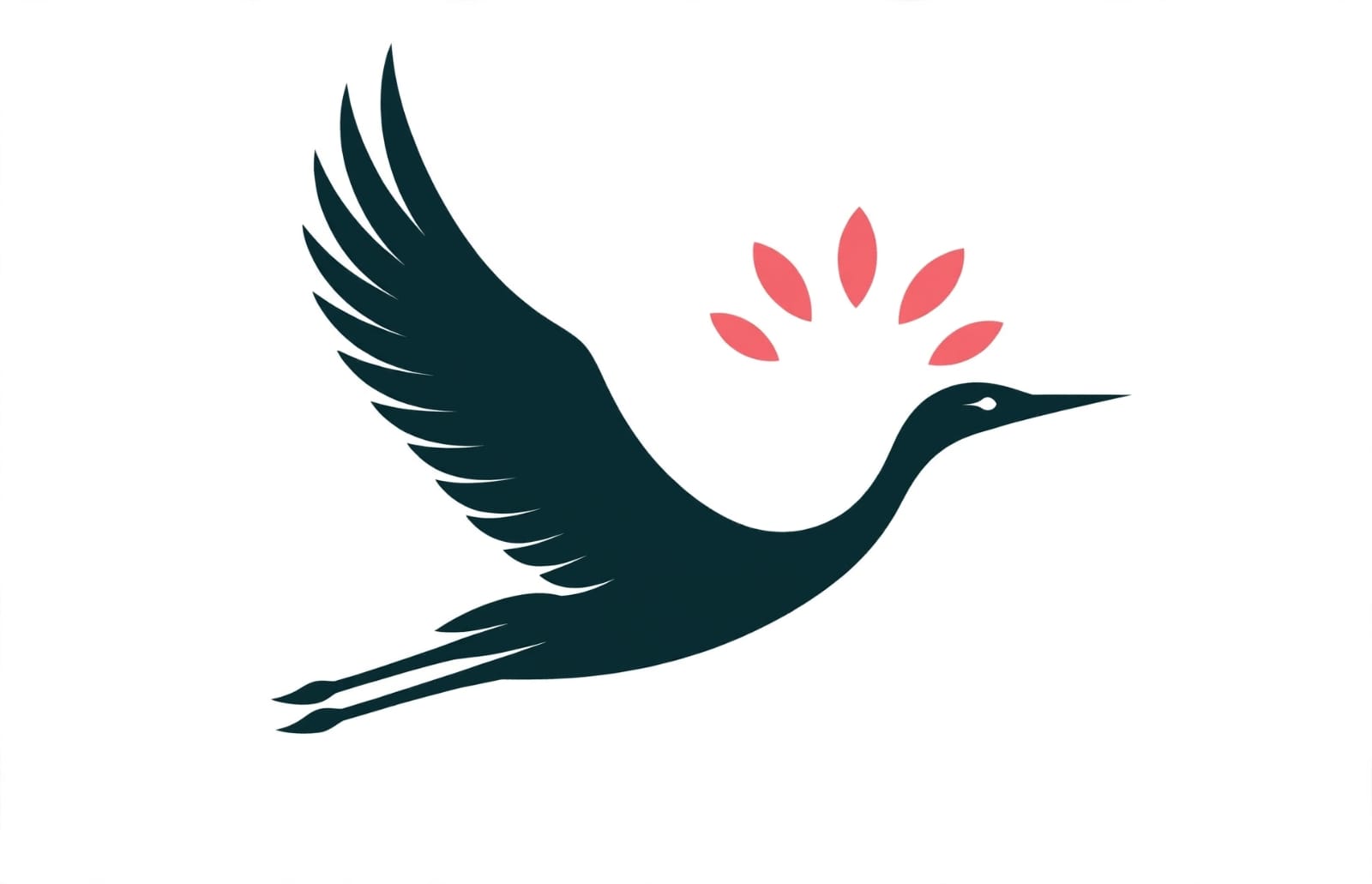 Noble Peak Scholars Consultancy logo — Crested Crane